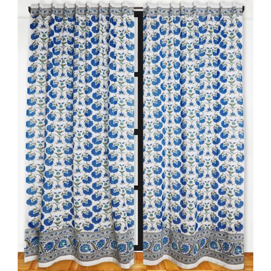 Janvi Curtain - Blue
